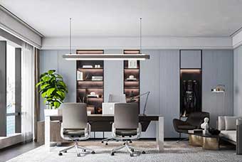 郑州轻奢风格-书房