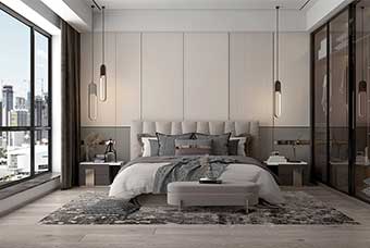 郑州现代风格-卧室