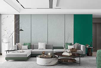 郑州轻奢风格-客厅