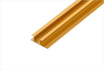 郑州航空纤维墙咔铝合金带灯中条（钛金氧化）