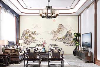 郑州森佰汇航空纤维墙咔（巴山蜀水）