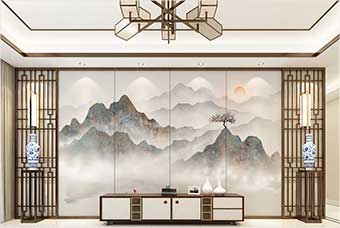 郑州森佰汇航空纤维（山水画系列）